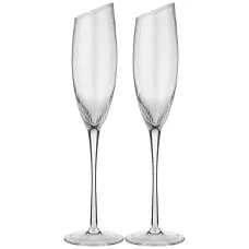 Набор бокалов для шампанского из 2-х штук daisy optic 180 мл - Lefard