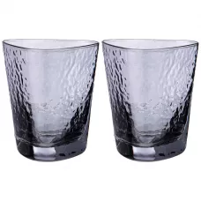 Набор стаканов для воды/виски из 2-х штук rocky grey 320 мл - Lefard