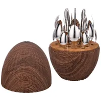 Набор столовых приборов на пластиковой подставке, 24 предмета – Agness