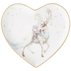 Тарелка снежная королева в форме сердца 15*2 см - Lefard