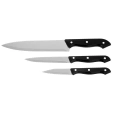 Набор кухонных ножей из 3 штук: шеф 32 см, универсальный 24 см, для овощей 20 см - Agness