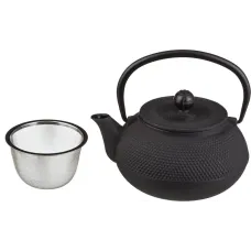 Чугунный заварочный чайник с эмалированным покрытием внутри 700 мл – Lefard