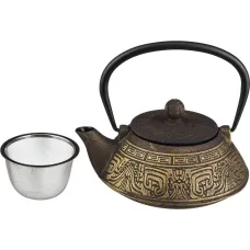 Чугунный заварочный чайник с эмалированным покрытием внутри 800 мл – Lefard