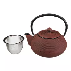 Чугунный заварочный чайник с эмалированным покрытием внутри 500 мл - Lefard