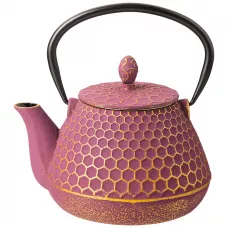 Чугунный заварочный чайник с эмалированным покрытием внутри 1 л - Lefard