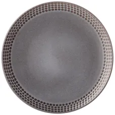 Тарелка обеденная graphite 25 см - Bronco