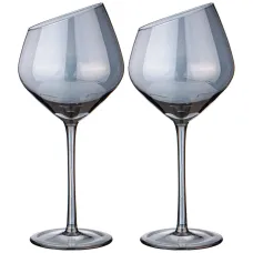 Набор бокалов для вина из 2-х штук daisy blue 550 мл - Lefard