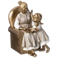 Статуэтка Бабушка с внучкой 12,5х10,5х15,5 см – Lefard
