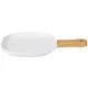 Тарелка Native с деревянной ручкой квадратная 28.5 x 18.5 x 2,3 см – Lefard