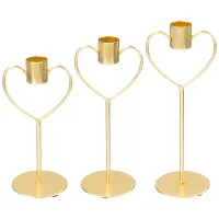 Набор подсвечников из 3-х штук 8,3х6,8х16,5/19,5/22,5 см – Bronco