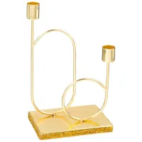 Подсвечник на 2 свечи 10х14,5х25,5 см – Bronco