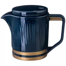 Чайник с металлическим ситом herbal 1 л синий - Lefard