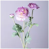 Цветок искусственный Ранункулюс высота 48 см – Lefard