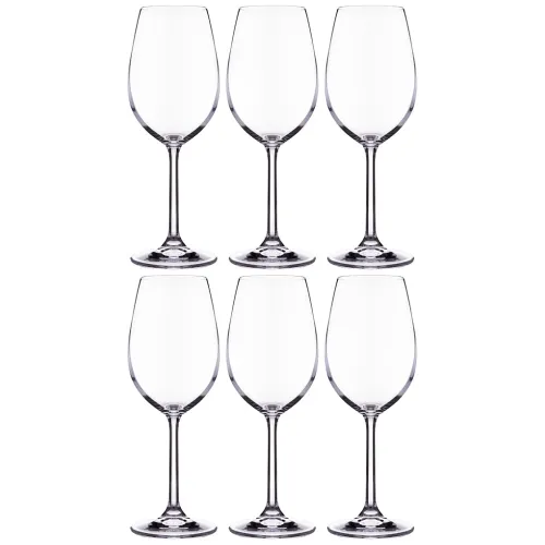 Набор бокалов для вина из 6 штук gastro/colibri 350 мл высота=22 см - Crystalite Bohemia