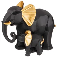 Статуэтка Два слона 21*15*20 см Серия Оригами - Lefard