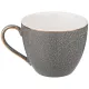 Фарфоровый чайный набор на 2 персоны 4 предмета grain 275 мл серый - Lefard