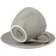 Фарфоровый чайный набор на 2 персоны 4 предмета grain 275 мл мятный - Lefard