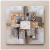 Картина абстракция Архитектура линий 60х60х3 см – Bronco