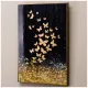 Картина в раме золотые бабочки 62х92х4,5 см - Bronco