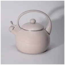 Чайник эмалированный со свистком, 2,2л - Agness