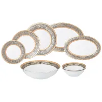 Столовый сервиз на 6 персон, 23 предмета, Праздничный – Lefard