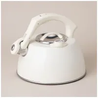 Чайник со свистком, серия Тюдор, 3 л, термоаккумулирующее дно, индукция, встроенный термометр – Agness