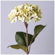 Цветок искусственный гортензия длина 60см, цвет кремовый - Lefard