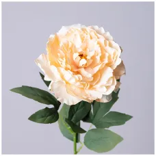 Цветок искусственный пион длина=62см, цвет шампань - Lefard