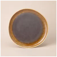 Тарелка обеденная 24 см, цвет: коричневый – Lefard, 6 штук