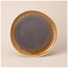 Тарелка обеденная 24 см, цвет: коричневый – Lefard, 6 штук