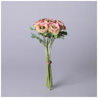 Букет искусственных цветов Ранункулюс, высота 31 см – Lefard