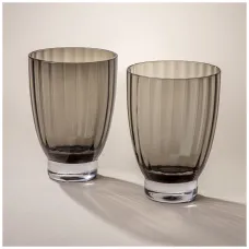 Набор стаканов для воды/сока из 2 шт mirage grey 385 мл - Lefard