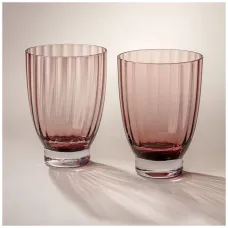 Набор стаканов для воды/сока из 2 шт mirage purple 385 мл - Lefard