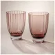 Набор стаканов для воды/сока из 2 шт mirage purple 385 мл - Lefard