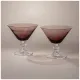 Набор бокалов для мартини из 2 шт mirage purple 280 мл - Lefard
