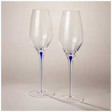 Набор бокалов для шампанского из 2 шт accent sky blue 300 мл - Lefard