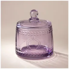 Емкость для хранения с крышкой nature purple 9,5х9,5х9,5 см - Lefard