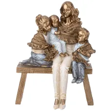 Статуэтка мама с детьми 14,5х9х18 см - Lefard