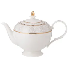 Фарфоровый заварочный чайник свадебный 850 мл - Lefard