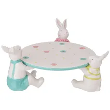 Блюдо для торта коллекция bright rabbits 22,5х22х12 см - Lefard