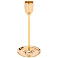 Подсвечник на 1 свечу высота 16 см латунь - Lefard