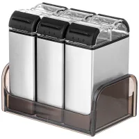 Набор емкостей для специй из нержавеющей стали 3 штуки – Agness