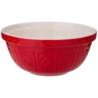 Салатник для смешивания и сервировки KITCHEN PASSIONS 23 см красная - Lefard
