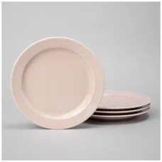 Набор тарелок десертных Tint 20 см (розовый) 4 штуки - Lefard