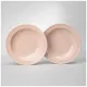 Набор тарелок суповых Tint 22,5 см (розовый) 2 штуки – Lefard