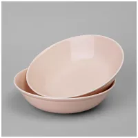 Набор салатников Tint 600 мл (розовый) 2 штуки - Lefard