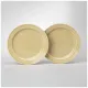 Набор тарелок десертных Tint 20 см (желтый) 2 штуки - Lefard