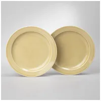 Набор тарелок обеденных Tint 24 см (желтый) 2 штуки - Lefard