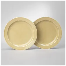 Набор тарелок обеденных Tint 24 см (желтый) 2 штуки - Lefard