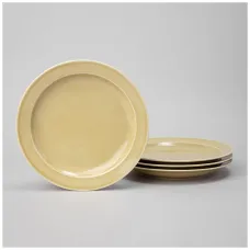 Набор тарелок обеденных Tint 24 см (желтый) 4 штуки - Lefard